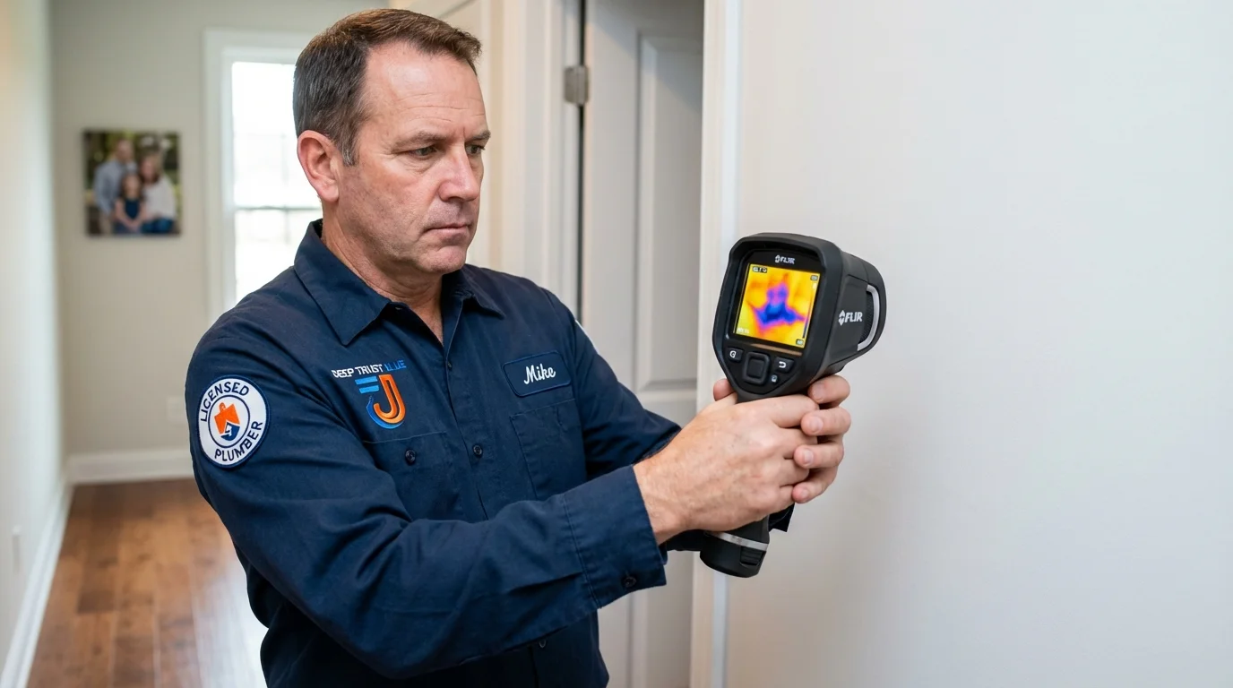 Thermal imaging leak detection by Johns Plumbing LLC in Lockney
